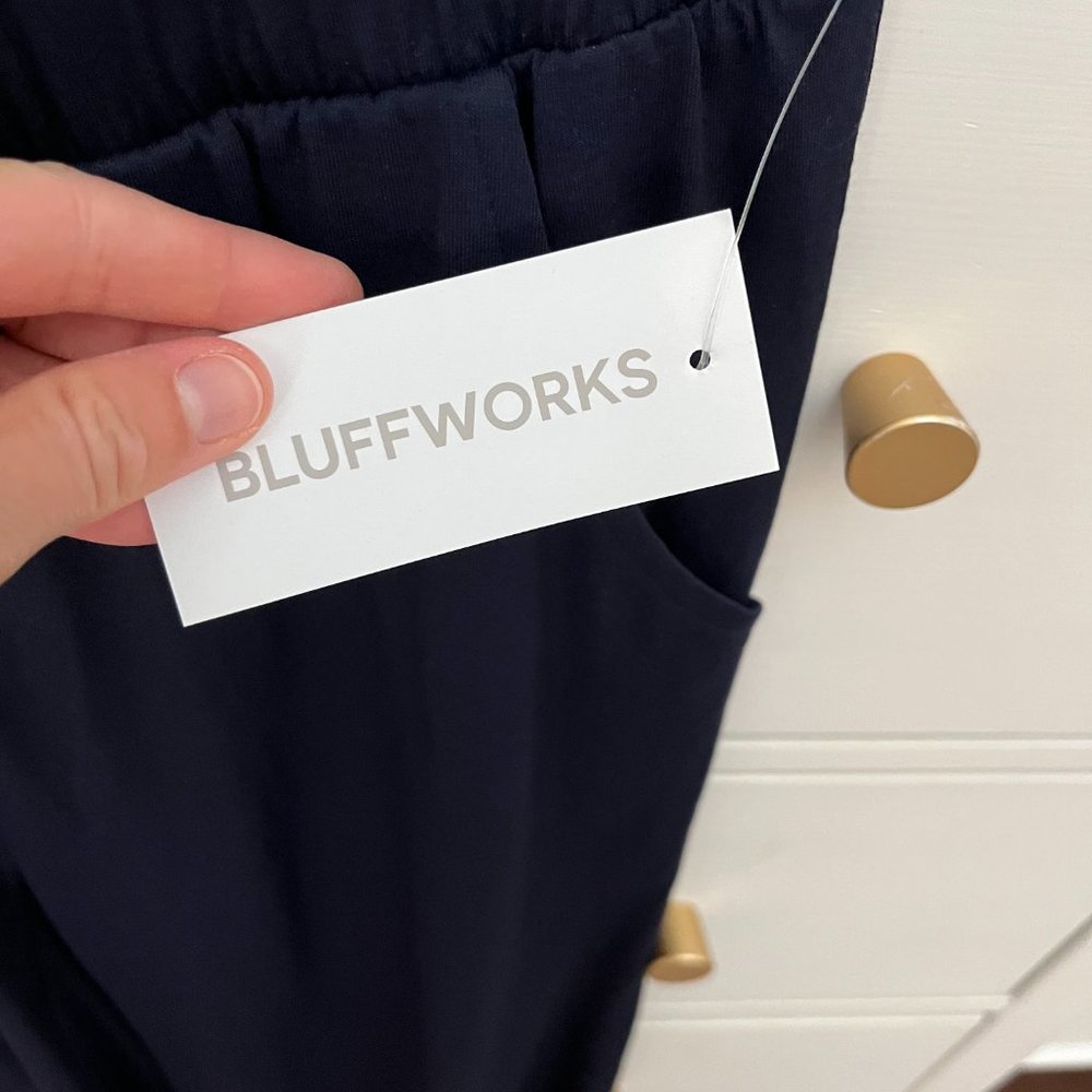 Bluffworks Threshold Wide Leg Pants - XSP, Maritime Blue (NWT) - Picture 4 of 10